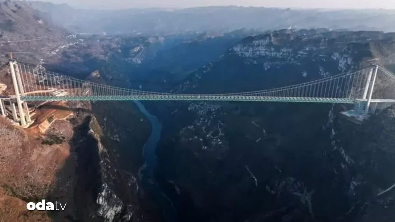 dunyanin en yuksek koprusu trafige aciliyor PUVWqNis