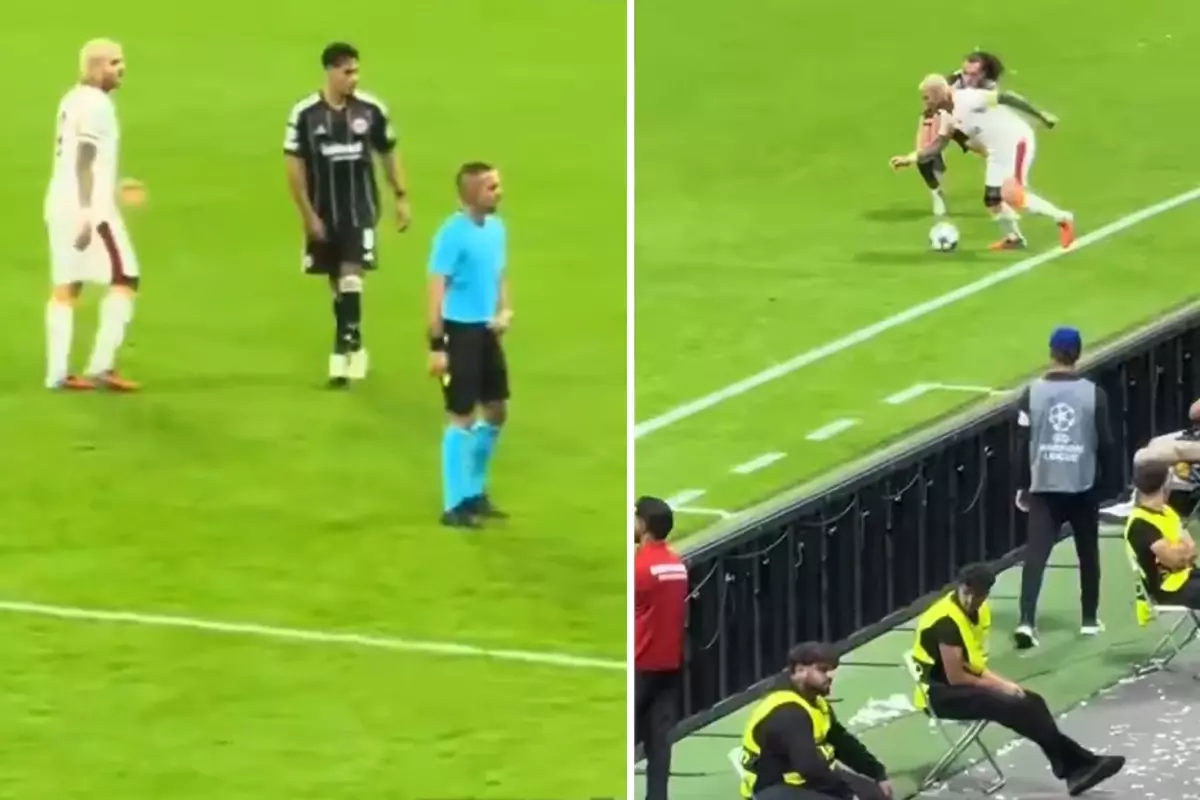 galatasaray taraftarini ikiye bolen goruntu QTT1b8i2