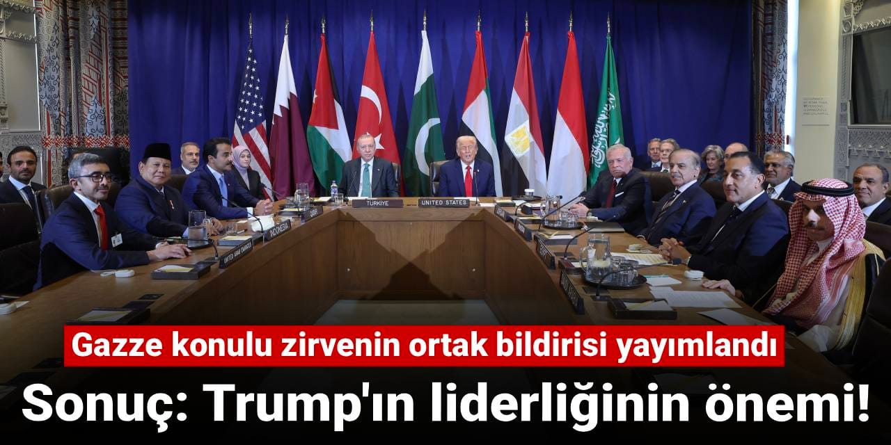 gazze konulu zirvenin ortak bildirisi yayimlandi z5iOGg85