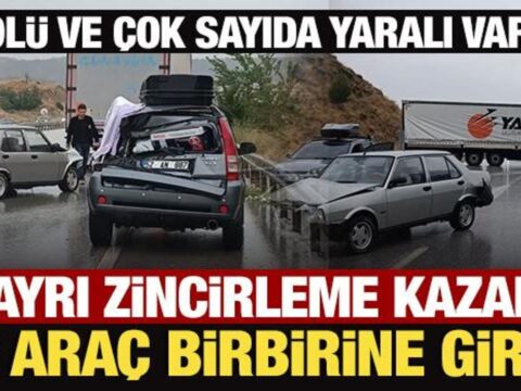 32 arac birbirine girdi 3 ayri zincirleme kazada olu ve cok sayida yarali var b1lFyeKP