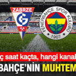 Gornik zabrze macinda fenerbahcenin muhtemel 11i FFvWesu2
